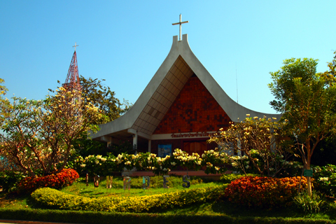 วัดแม่พระประจักษ์เมืองลูร์ด ท่าเรือ จ.กาญจนบุรี