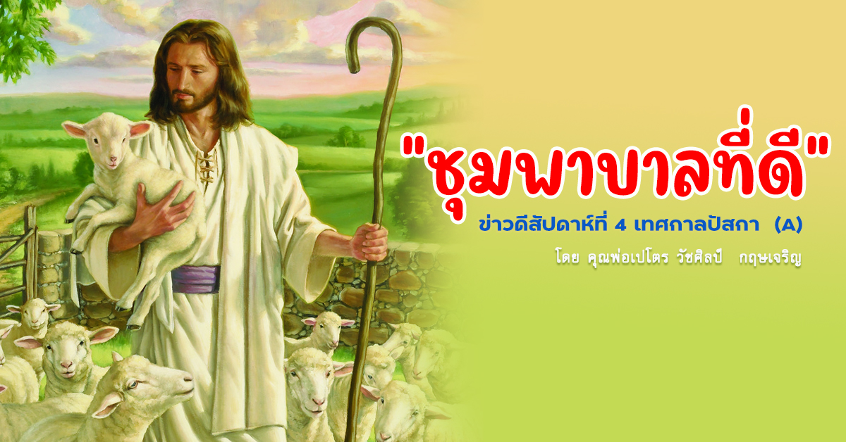 "ชุมพาบาลที่ดี" ข่าวดีสัปดาห์ที่ 4 เทศกาลปัสกา (A) วันอาทิตย์ที่ 30 เมษายน 2023