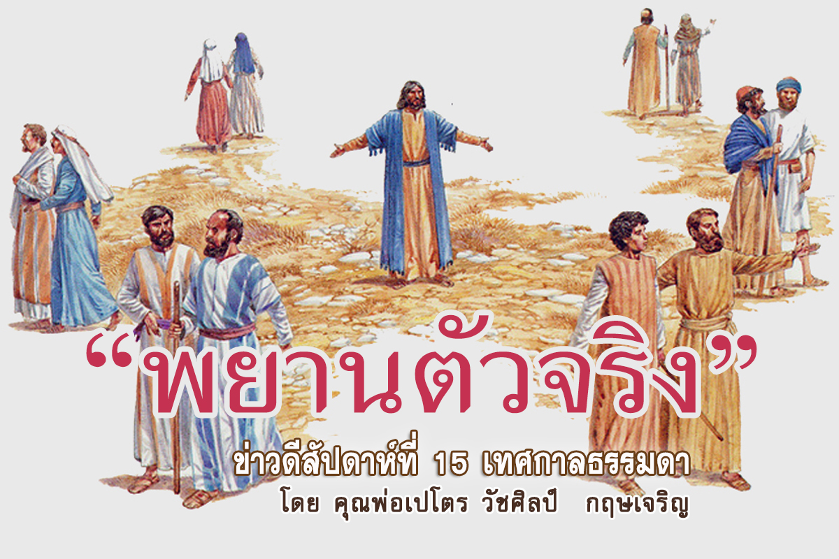 "พยานตัวจริง" ข่าวดีสัปดาห์ที่ 15 เทศกาลธรรมดา 