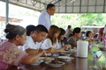 ภาพบรรยากาศในศูนย์พักพิงฯ สังฆมณฑลราชบุรี