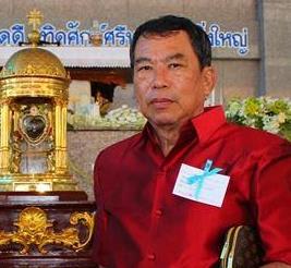 ยอห์นบอสโก วิสิษฎ์ กิจสวัสดิ์ ประธานชมรมสภาอภิบาลวัดสังฆมณฑลราชบุรี