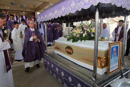 พิธีปลงศพคุณพ่อฟรังซิส ซัคโก พระสงฆ์ธรรมทูตคณะซาเลเซียน