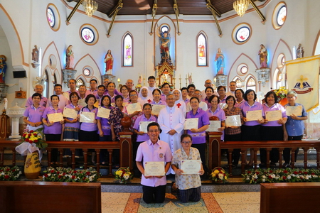แกนนำผู้สูงอายุหลักสูตร 1 ปีการศึกษา "โรงเรียนศิษย์พระคริสต์" 
