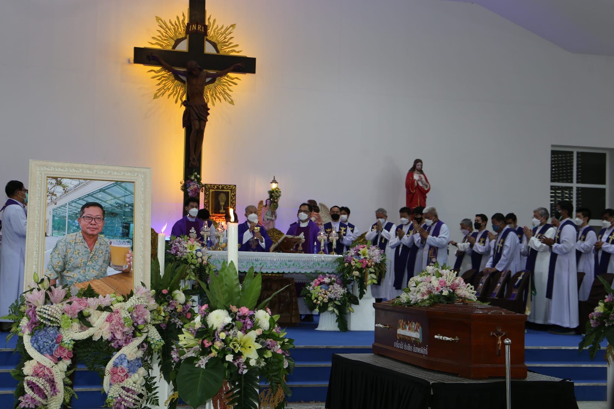 พิธีปลงศพ บาร์นาบัส ประเชียร นันทพรพิสุทธิ์