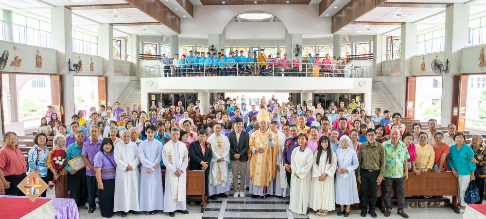 งานชุมนุมผู้สูงอายุสังฆมณฑลราชบุรี "เสริมคุณค่าผู้สูงวัย สุขกายใจ ด้วยเมตตา พารักษ์โลก"