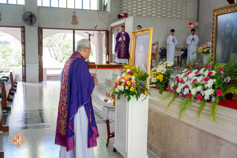 พิธีบูชาขอบพระคุณโอกาสครบรอบ 100 วัน คุณพ่ออีเรเนอุส ดำรง บุญรติวงศ์