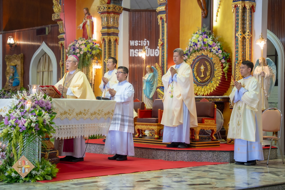 ฉลองวัดแม่พระมหาทุกข์ ท่าม่วง จ.กาญจนบุรี