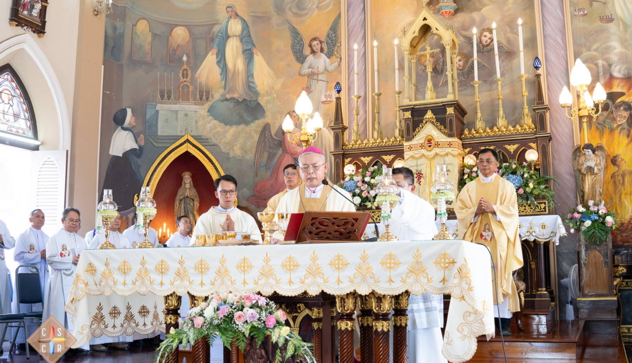ฉลองวัดพระคริสตหฤทัย อ.วัดเพลง จ.ราชบุรี