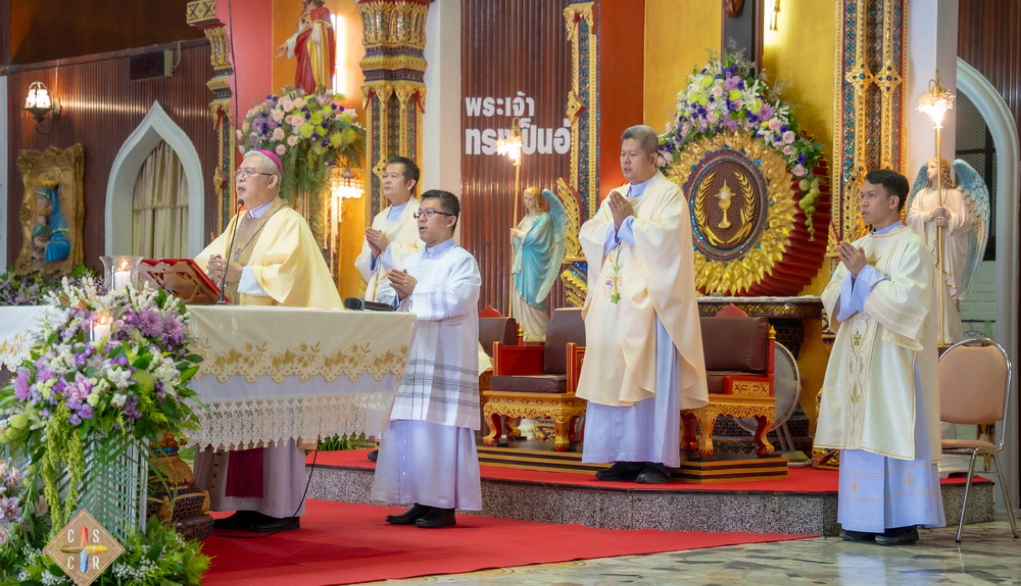 ฉลองวัดแม่พระมหาทุกข์ ท่าม่วง จ.กาญจนบุรี