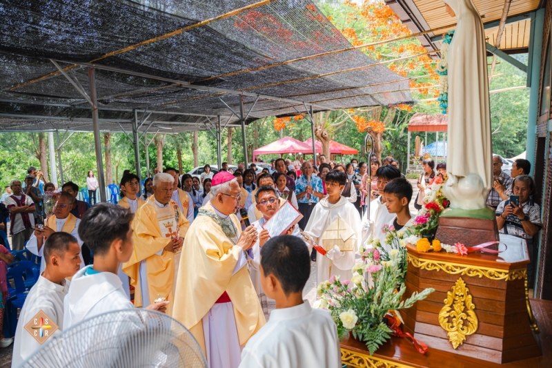 ฉลองวัดแม่พระฟาติมา ห้วยคลุม อ.สวนผึ้ง จ.ราชบุรี