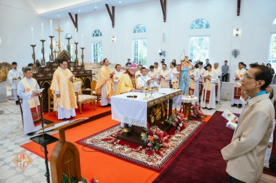 ฉลองบ้านพระหฤทัย SS.CORDIS JESU บางนกแขวก จ.สมุทรสงคราม